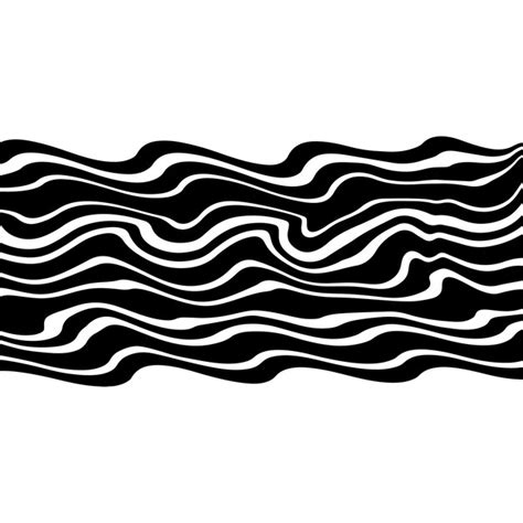 Premium Photo Abstract Wave Concept Black And White Illustration
