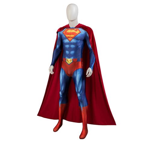 Superman Jumpsuit Anime Justice League Bodysuit Zentai Cosplay Costume