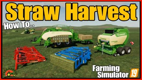 Fs19 Addon Straw Harvest Dlc Krone Balers Farming Simulator 19 Youtube