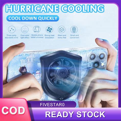 Cod Mobile Phone Radiator Cell Phone Universal Cooling Fan Mute Fan