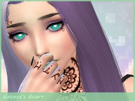 Hakases Heart Eyes By Saruin At Tsr Sims 4 Updates