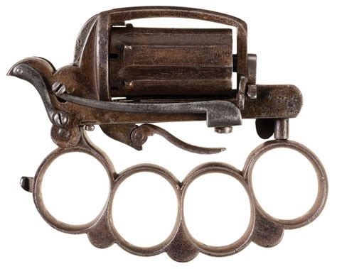 Dolne Patent Apache Style Knuckle Duster Revolver With Dag