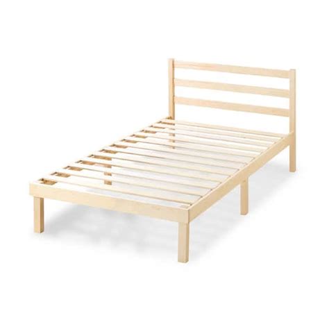 Zinus Robin 38 In W Natural Wood Twin Platform Bed Frame With
