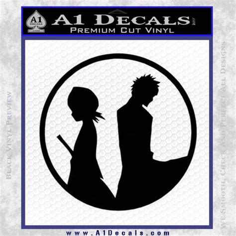 Bleach Ichigo And Rukia Decal Sticker A1 Decals
