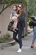 Jessica Biel shows off her sculpted gams in black leggings | Daily Mail ...