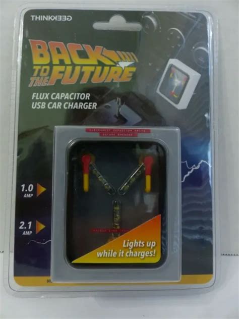 Rare Back To The Future Flux Capacitor Dual Usb Car Charger By