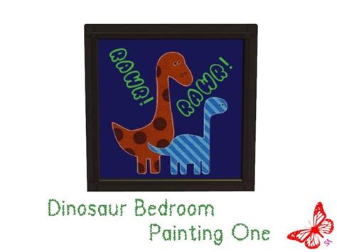 The Sims Resource Dinosaur Bedroom Painting 1