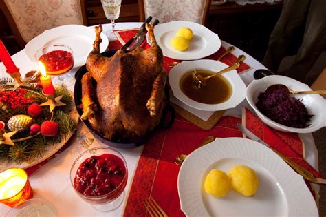 German Christmas Dinner Wiener Sausages And Potato Salad As Typical