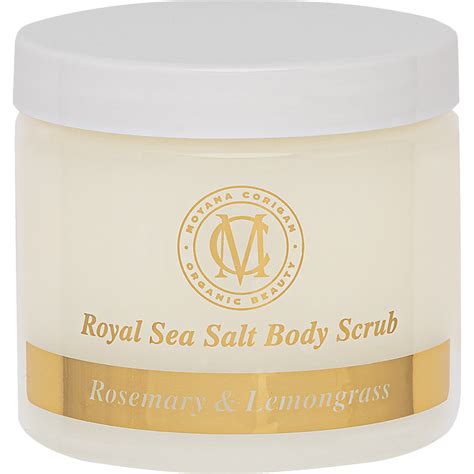 Sea Salt Body Scrub Doft Av Rosmarin And Citrongräs Moyana Corigan