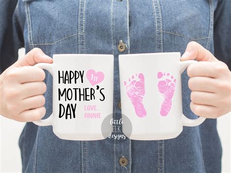In the weeks prior to the second sunday of may flower sales spike, chocolate shops sell tons of cookies and hallmark makes a fortune from card sales. Custom Happy 1st Mother's Day From Daughter Coffee Mug ...