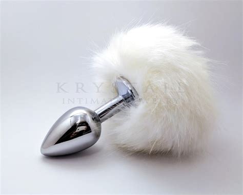 White Bunny Tail Butt Plug Anal Plug Tail Adult Toys Anal Decoration