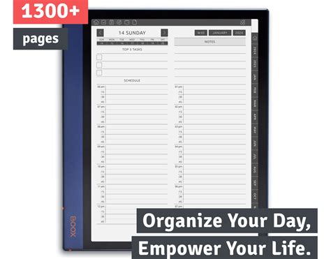 Boox Note Daily Planner 2024 And 2025 Get Your Planner Template Pdf
