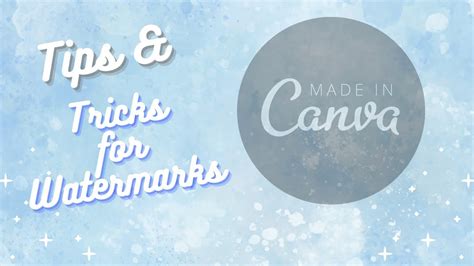 Unlocking Creative Watermarks In Canva Logo Transformation And Effects