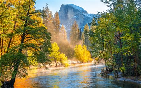 Rzeka Merced River I Szczyt Half Dome