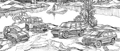 Pin on Jeep Coloring Book