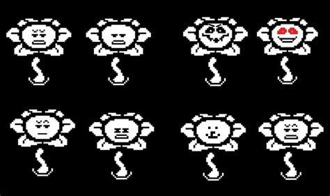 Made Some New Flowey Faces Rundertale