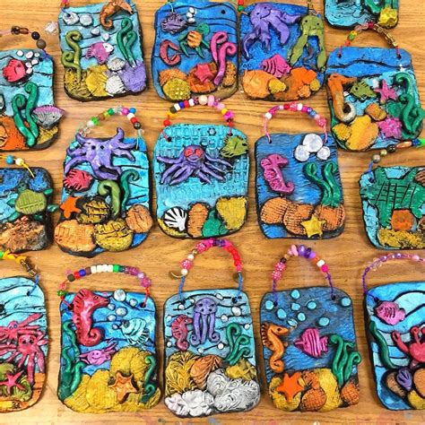 I Cannot Get Over These Beauties Third Grade Rocked Their Coral Reef Reliefs Today And Even