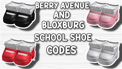Bloxburg Shoe Codes