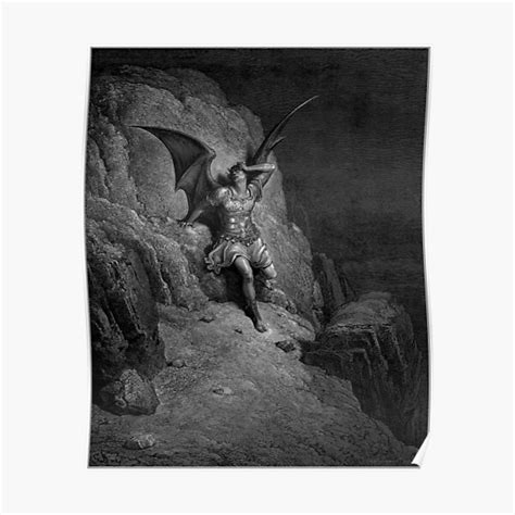 Gustave Doré The Fall Of Satan 1866 Poster For Sale By