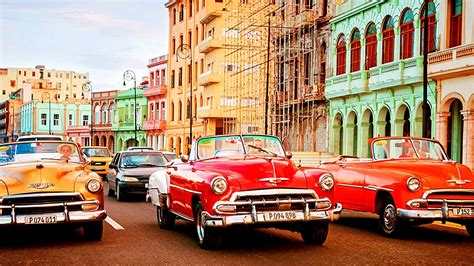 Vintage Cars In Havana Cuba Image Abyss
