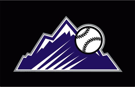 Colorado Rockies Logo Batting Practice Logo National League Nl