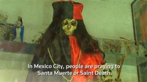 mexicans worship cult of saint death