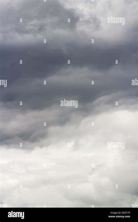 Dramatic Dark Sky With Grey Rain Clouds Hi Res Stock Photography And