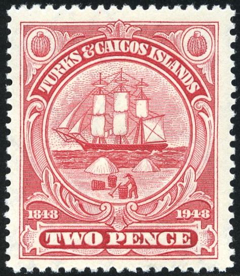 King George VI Postage Stamps Turks And Caicos Islands 1948 14 Dec