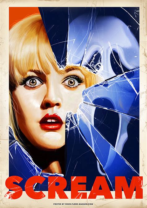 Scream X Horror Movie Art Movie Posters Design Movie Poster Art