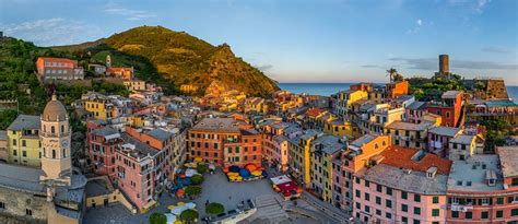 Vernazza Cinque Terre Italy 360° Aerial Panoramas 360