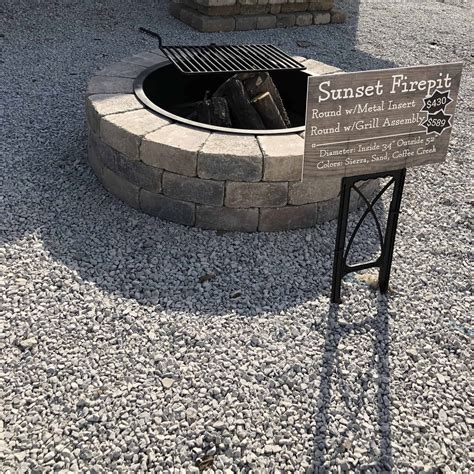 Since smokeless fire pits already have good ventilation, the missing piece is fuel, and a lot of it. Unilock Sunset Fire Pit Kit - ROUND - Pine Landscape ...