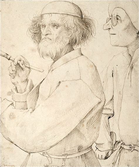 Pieter Brueghel De Oude · Autoritratto · 1565 · Albertina Museum · Wien