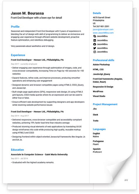 It is a written summary of your academic qualifications, skill sets and previous work experience which you submit while applying for a job. Job Curriculum Vitae Format Pdf - 36 Resume Templates 2020 ...