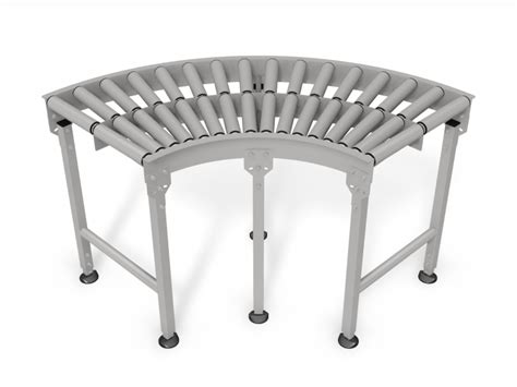 Stainless Steel Rollers Curved Conveyor Stainless Steel Structure