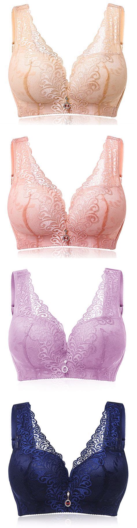 Sexy Deep V Gather Breathable Wireless Full Coverage Bras Fashion Bra Outfit Accessories