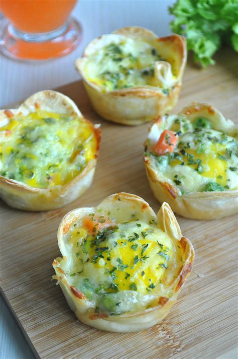 Go for this delicious scramble for breakfast. Breakfast Egg Cups with Smoked Salmon using Mission Foods ...