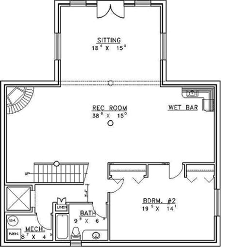 Log Cabin House Plan 2 Bedrooms 2 Bath 4134 Sq Ft Plan 34 126