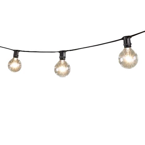 Mini String Lights With Globe Lamps Png Transparent Background Free