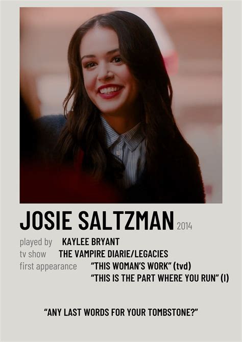 Josie Saltzman Polaroid Pretty Little Liars Quotes