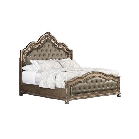 Maybe you would like to learn more about one of these? Traditional Platinum Gold Queen Upholstered Bed - Seville | RC Willey Furniture Store
