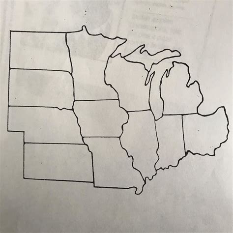 Midwest States Capitals Postal Abbreviations Location Diagram Quizlet