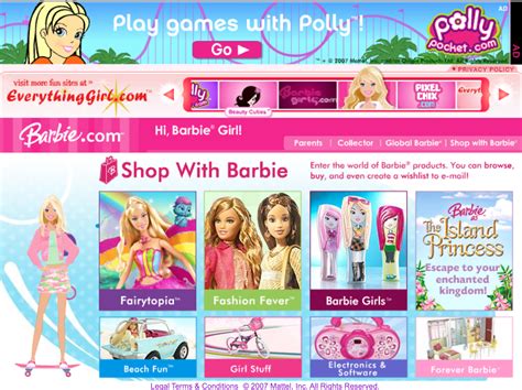 Barbie Website Y K In Barbie Website Barbie Early S Cartoons