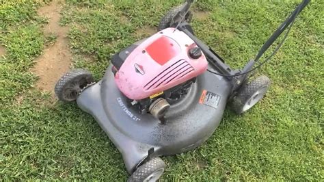 Mower Running With Low Compression And Test Youtube