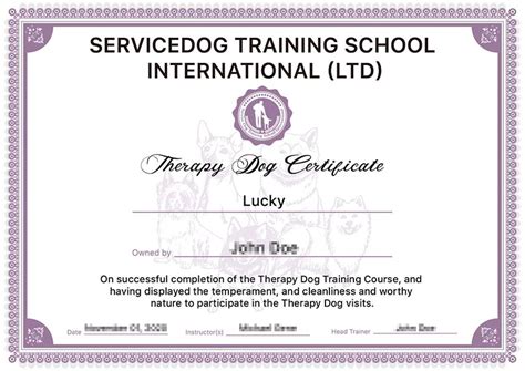 Certified Therapy Doganimal Training Course