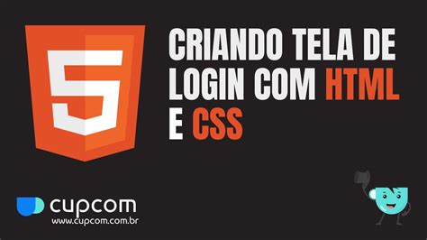 Criando Tela De Login Com Html E Css Speed VÍdeo Youtube