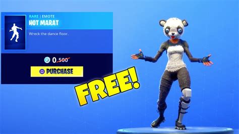 Check here daily to see the updated item shop. *NEW* FREE DANCE EMOTE! "Hot Marat" (New Item Shop ...