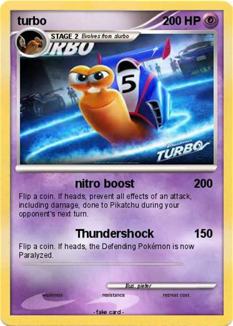 Other marks are property of their respective owners. Pokémon turbo 110 110 - nitro boost - My Pokemon Card
