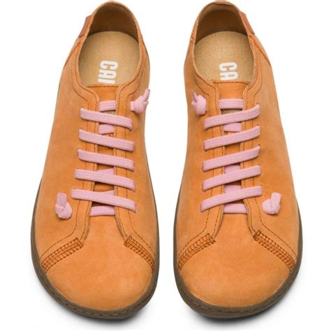 Camper Camper Peu Cami Orange Opc 20848 178 Womens Leather Shoes