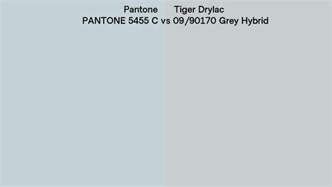 Pantone C Vs Tiger Drylac Grey Hybrid Side By Side Comparison