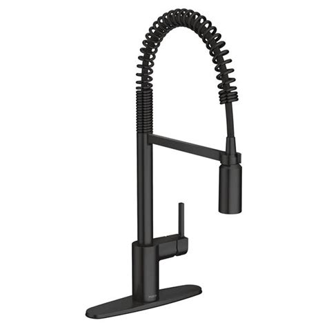 Fortunately, moen makes some good faucets which you and your kitchen will appreciate! Moen Align Collection Pulldown Kitchen Faucet - Matte ...